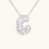 Hailey Bubble Initial Necklace