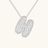 Hailey Bubble Initial Necklace