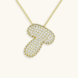 Hailey Bubble Initial Necklace