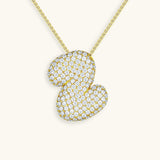 Hailey Bubble Initial Necklace