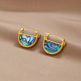 Amalfi Turquoise Shell Earrings