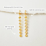 Amari 18K Gold Disc Earrings