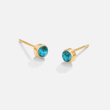 Birthstone Stud Earrings