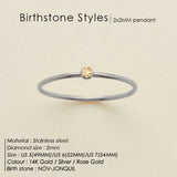 Dainty Birthstone Ring
