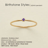 Dainty Birthstone Ring