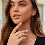 Freshwater Pearl Bella Hoop Earrings