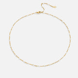 Mila White Bead Necklace
